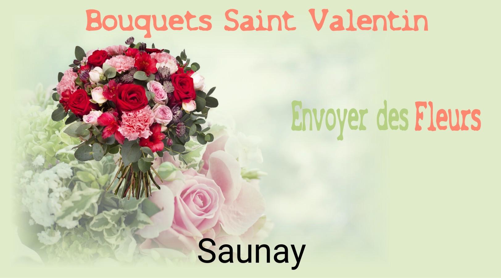 Roses de Saint-Valentin livrées à Saunay